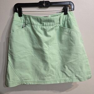 Sport Haley Light Green Mini Skirt